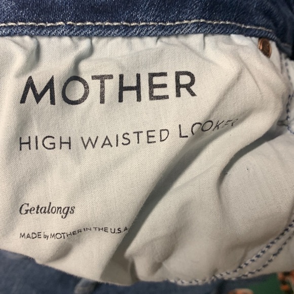 MOTHER JEANS HIGH WAISTER LOOKER GETALONGS SOLD OUT SIZE 30/29 - Picture 7 of 9